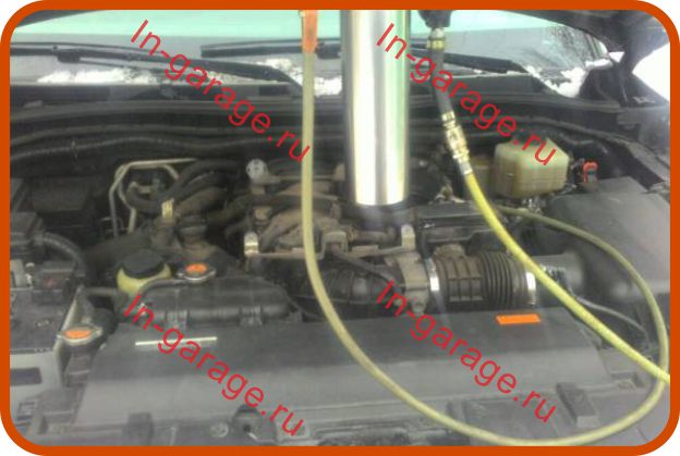 HYUNDAI АЙ ИКС 35 (IX35) чистка форсунок без снятия на бензиновом двигателе
